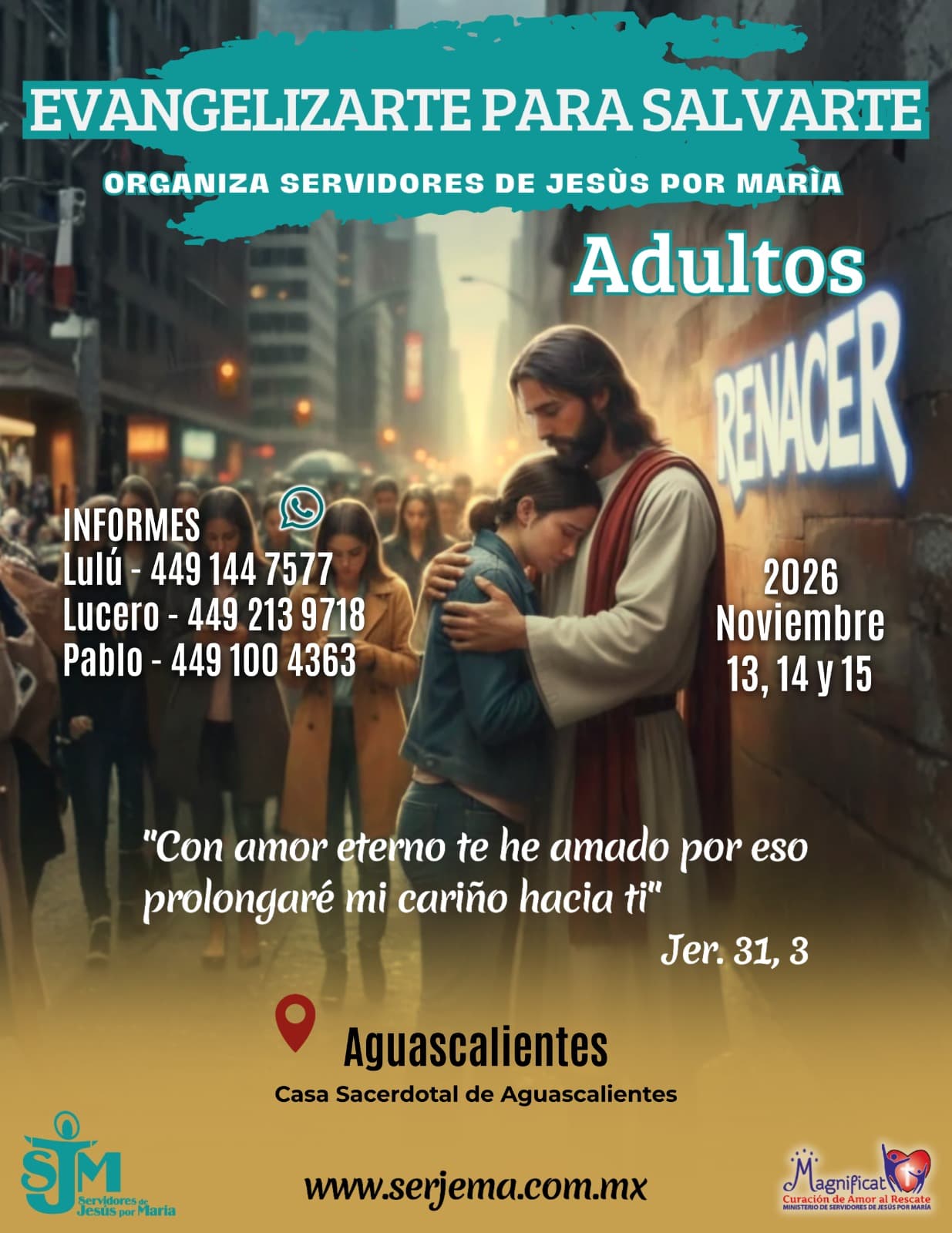 RENACER * Adulto - Evangelizarte para Salvarte